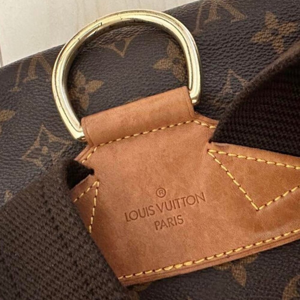 Authentic Louis Vuitton Backpack Montsouris GM EXTRA LARGE Monogram Bag Tote - Picture 14 of 16